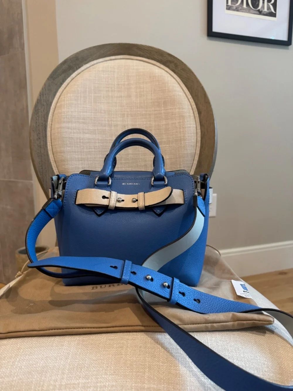 Burberry Hydrangea Blue Baby Belt Bag